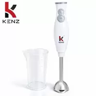 Kenz Mixeur Plongeant avec 2 vitesses – Gris/blanc.