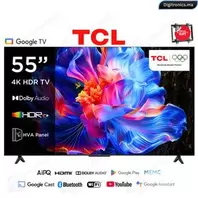 TCL 55 4K UHD Smart Google Tv HDR10, HDMI 2.1 Game Master + Support Gratuit, 55P6K