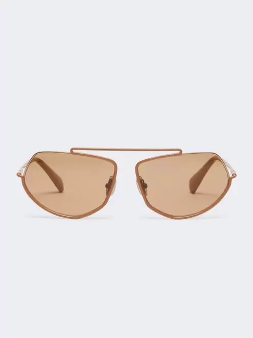 Square sunglasses - CAMEL