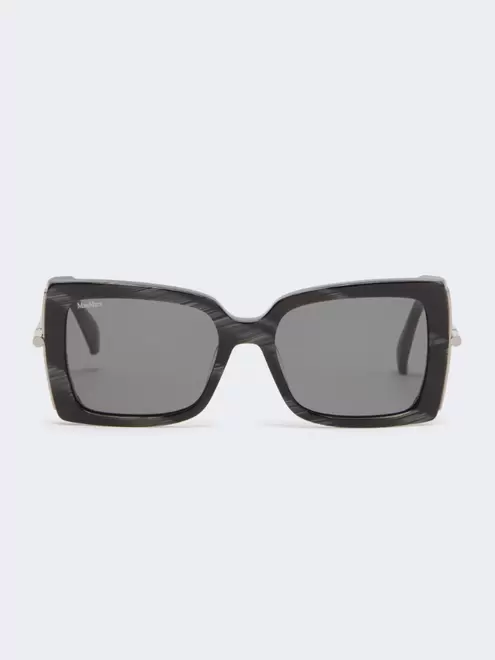 Square sunglasses - BLACK