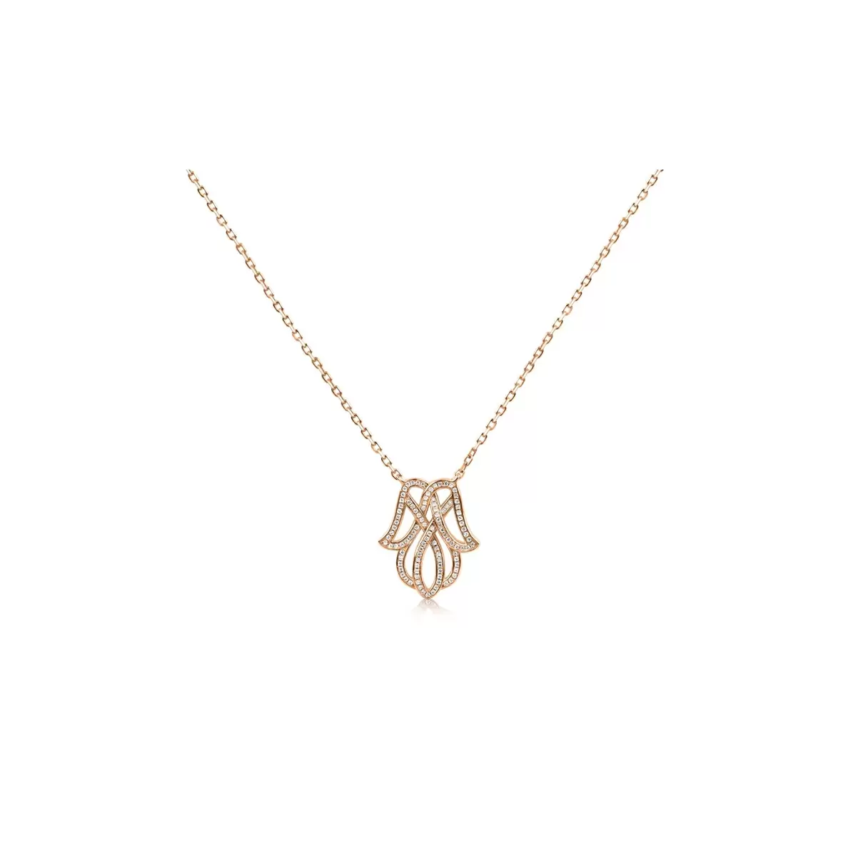 Collier Khmissa Excellence Argent 925 R.Gold
