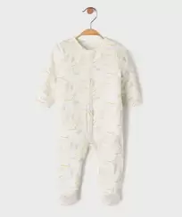 Pyjama en coton à motifs marins avec fermeture devant bébé garçon