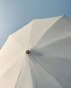 PARASOL DE PLAGE BORD CONTRASTANT (ø 160CM)