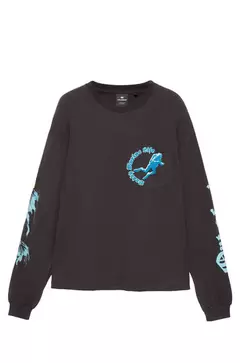 T-shirt manches longues graphique plongée
