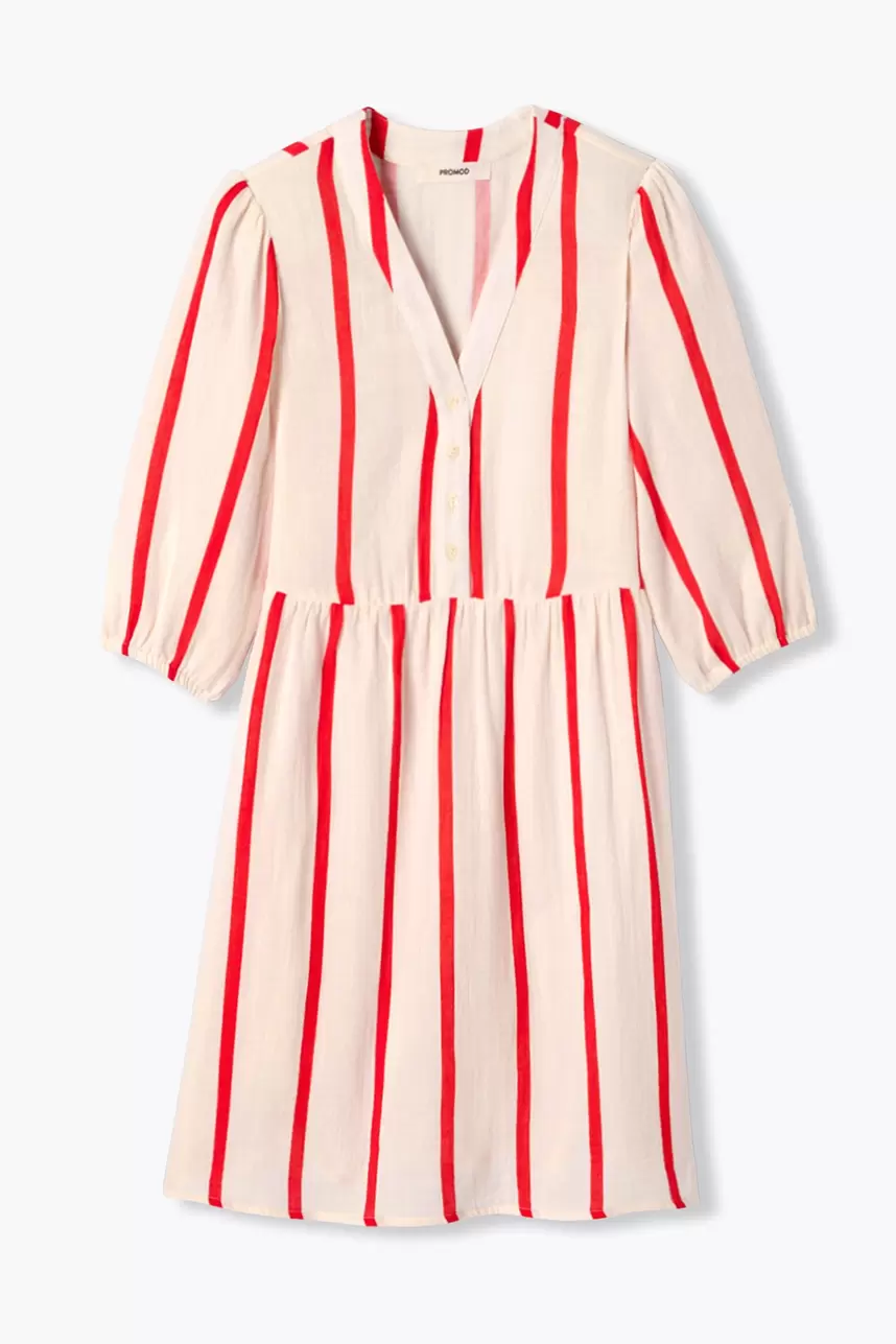 Robe courte en gaze de coton