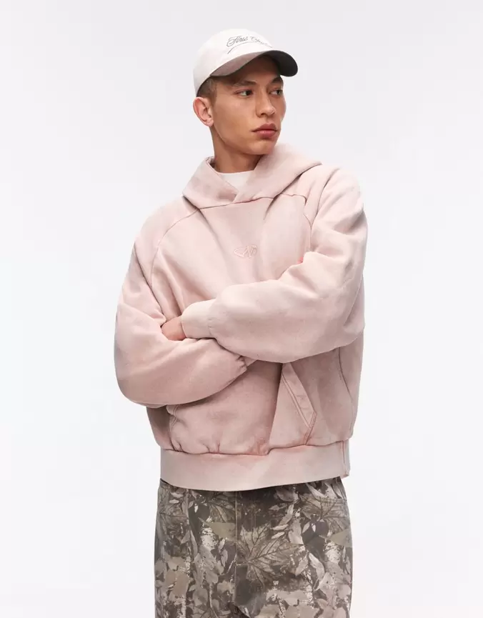 Sweat Boxy fit à capuche