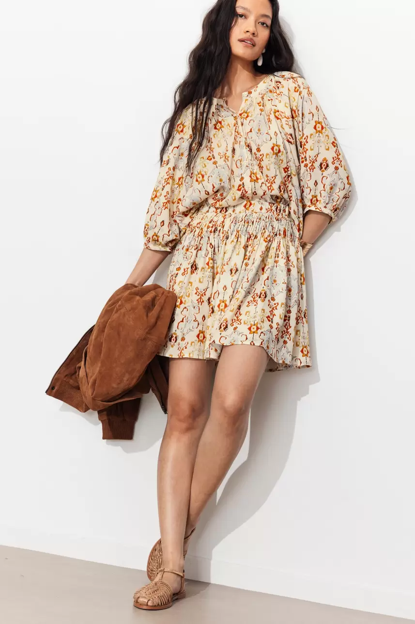 Jupe courte imprimée Femme