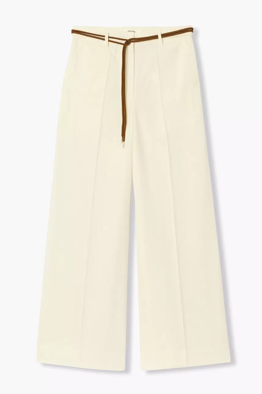 Pantalon palazzo taille haute
