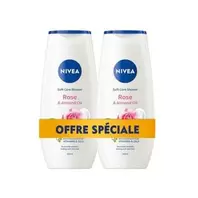 NIVEA Pack 2 Gel Douche Care & Roses 2x250ml