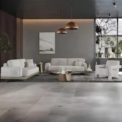 HERMES SALON 3+3+1+1 AVEC TABLE D’APPOINT