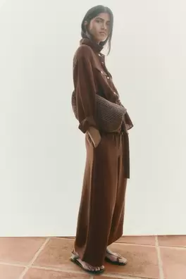 Textured culottes