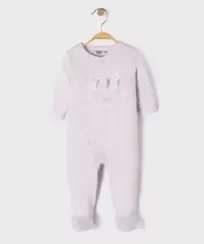 Pyjama dors bien en coton ouverture devant bébé