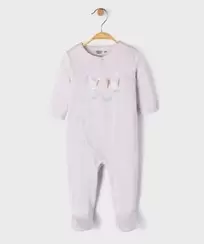 Pyjama dors bien en coton ouverture devant bébé