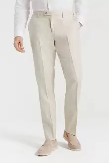 Pantalon de costume confort 100% lin
