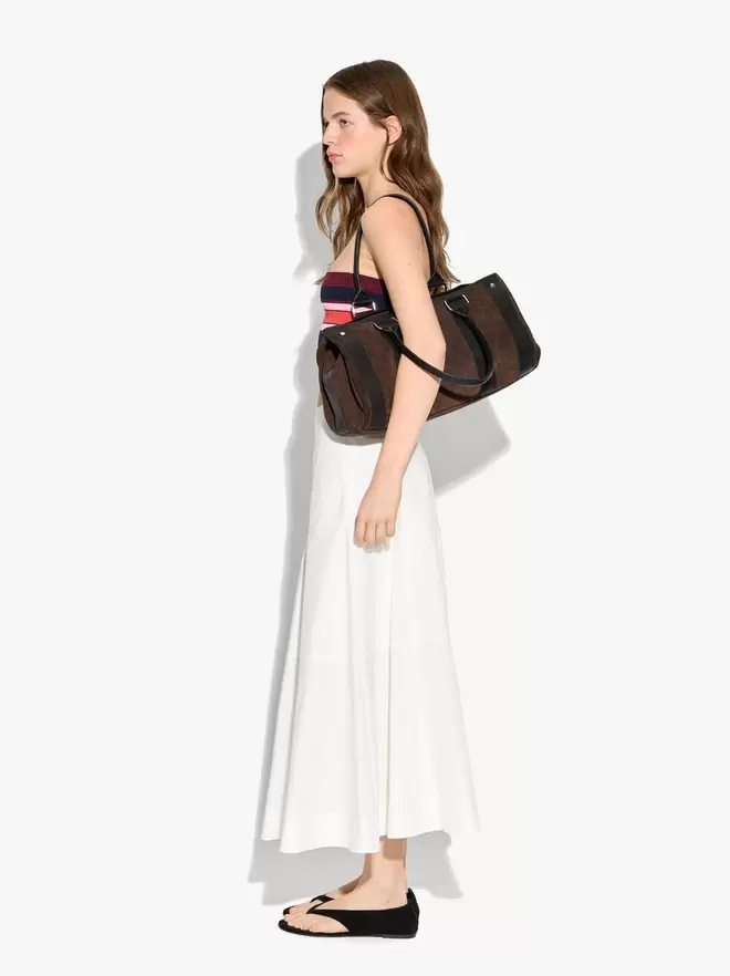 Jupe midi 100% coton