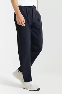 Pantalon tapered à pinces