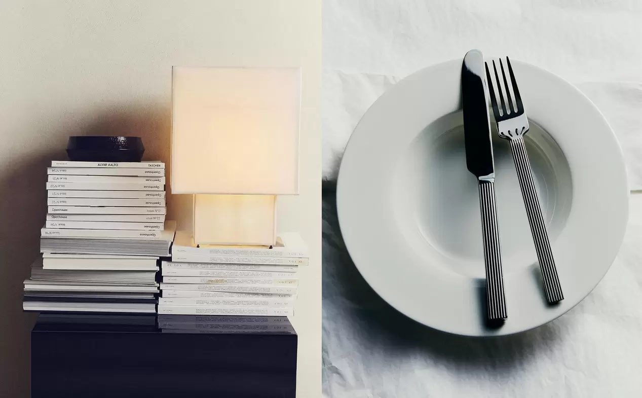 LIVRES ET LAMPE DE TABLE