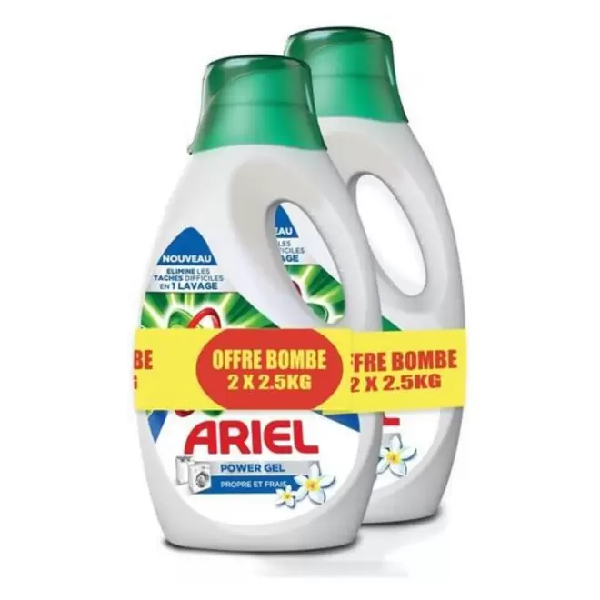 PACK LESSIVE LIQUIDE ARIEL ORIGINAL 2.5KG 2