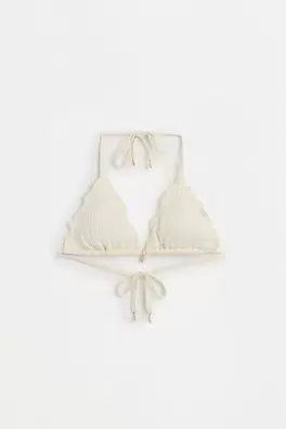 Wave charm bikini top