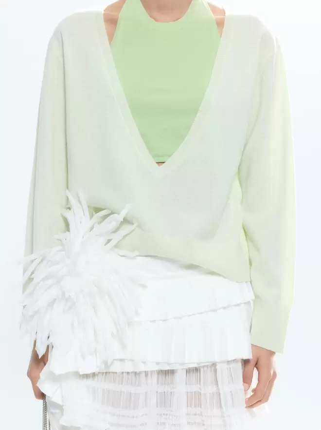 Pull en maille 100 % cachemire
