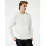 Koton Sweat-shirts Pour Hommes Ecru