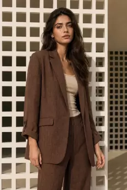VESTE À RAYURES