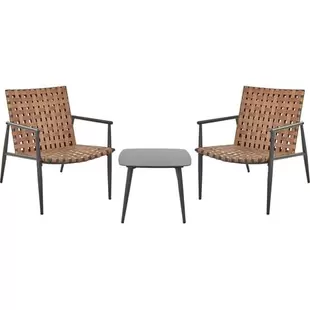 BALCON 2 CHAISES + TABLE BASSE