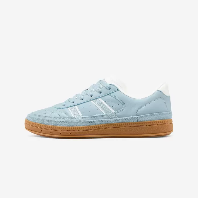 Baskets femme en cuir PLAYER 80 bleu