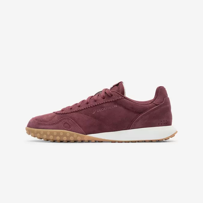 Baskets en daim femme RL70 bordeaux