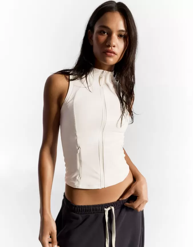 Gilet zippé technique