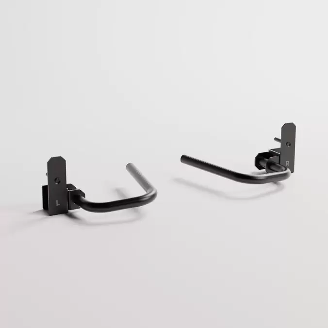 Supports dips pour rack de musculation x2 - kit dips