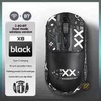 Souris Sans Fil Rechargeable X8 – Double Mode 2.4G + Bluetooth 5.0, 500mAh, DPI Réglable 800/1200/2400 – Design Léger & Confortable