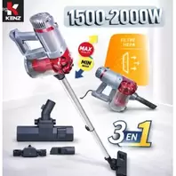 Kenz Aspirateur À Fil 3 en 1 À Main Sans Sac Cyclonique 1500w – Rouge.