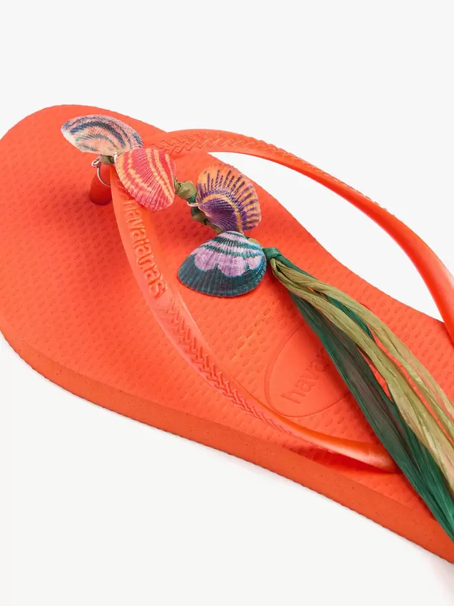 Coquilles avec franges décoratives pour chaussures
