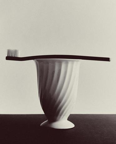 VERRE BROSSE À DENTS CÉRAMIQUE RELIEF