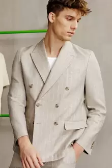 Veste de costume croisée confort