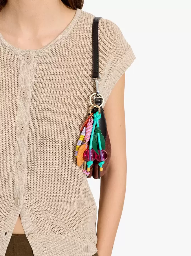 Porte-clés charm cerises