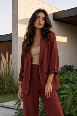 VESTE À MANCHES RETROUSSÉES
