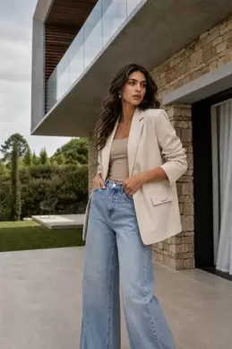VESTE À MANCHES RETROUSSÉES