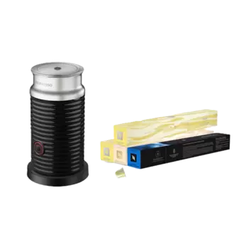 Pack Aeroccino noir + 40 Capsules