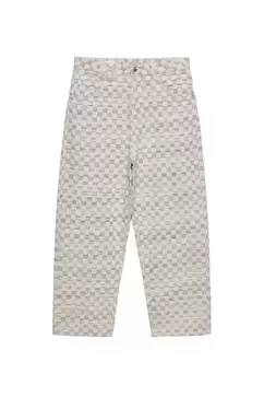 Pantalon baggy relaxed à carreaux