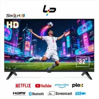 LP Smart TV 32" - Android 14.0 - Résolution 1366×768 - 2 HDMI + 1 USB - Compatible DVB-T2/S2 - WiFi