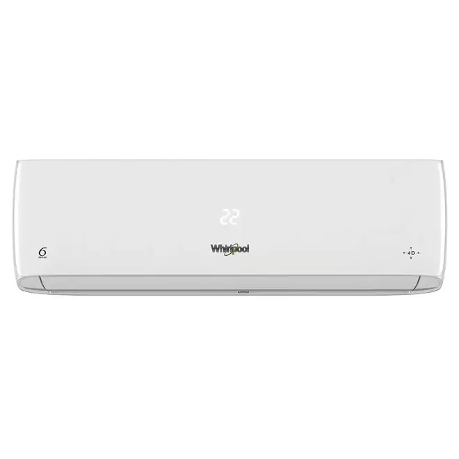 CLIMATISEUR WHIRLPOOL 12000BTU BLANC 6°SENS LCD INVERTER