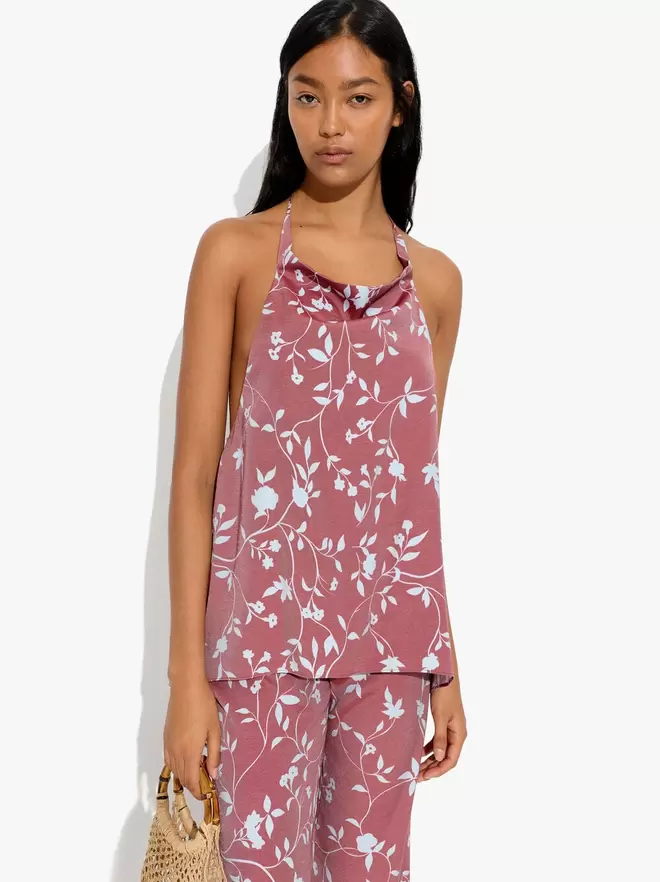 Top avec imprimé floral