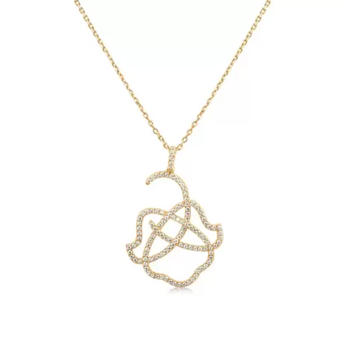 Pendentif Khmissa Excellence Plaqué Or 18K 3Mic