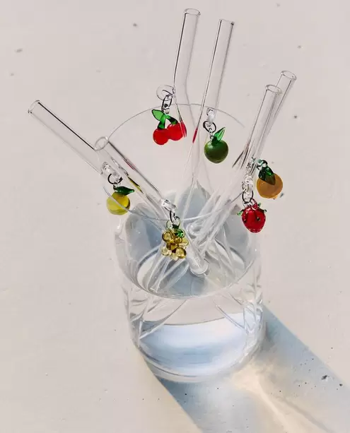 LOT PAILLES BOROSILICATE FRUITS (LOT 6)