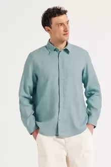 Chemise 100% lin unie