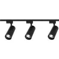 Éclairage sur rail de 1M à 3 voies Lumiére disponible 3000K/4000K/6500K 10W 360°