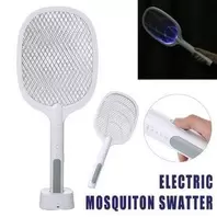 Raquette anti-moustiques électrique Rechargeable par USB pour tuer les insectes