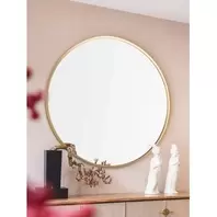 Miroir déco Rond Cadre gold Diamétre 55CM